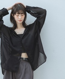 LAKOLE | シアーフードシャツ / 664820(シャツ/ブラウス)