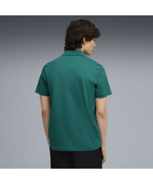 PUMA（プーマ）の「PUMA プーマ メンズ PUMA x アストン マーティン アラムコ F1 チーム ジャカー（ポロシャツ・メンズ・ブラック/グリーン・X-SMALL/X-LARGE/LARGE/SMALL/MEDIUM）」の3枚目の写真