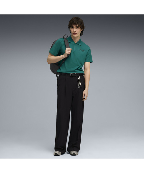 PUMA（プーマ）の「PUMA プーマ メンズ PUMA x アストン マーティン アラムコ F1 チーム ジャカー（ポロシャツ・メンズ・ブラック/グリーン・X-SMALL/X-LARGE/LARGE/SMALL/MEDIUM）」の4枚目の写真