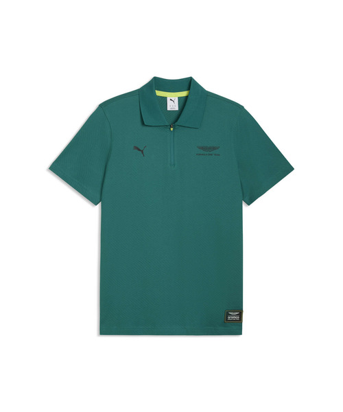 PUMA（プーマ）の「PUMA プーマ メンズ PUMA x アストン マーティン アラムコ F1 チーム ジャカー（ポロシャツ・メンズ・ブラック/グリーン・X-SMALL/X-LARGE/LARGE/SMALL/MEDIUM）」の5枚目の写真