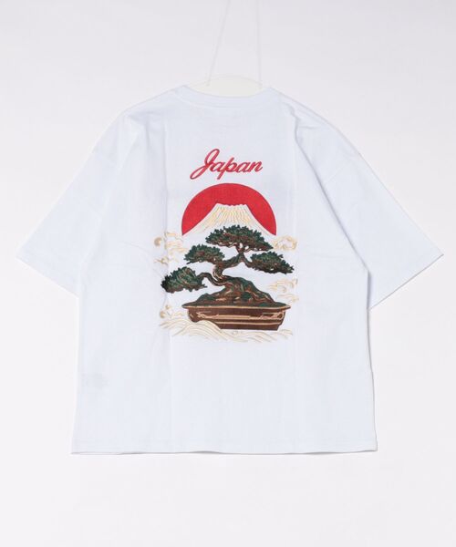8(eight)(エイト)の「和柄刺繍Tシャツ(盆栽)(Tシャツ/カットソー・メンズ・ブラック/ホワイト・X-LARGE/MEDIUM/LARGE)」の3枚目の写真