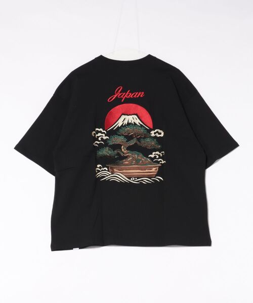 8(eight)(エイト)の「和柄刺繍Tシャツ(盆栽)(Tシャツ/カットソー・メンズ・ブラック/ホワイト・X-LARGE/MEDIUM/LARGE)」の4枚目の写真