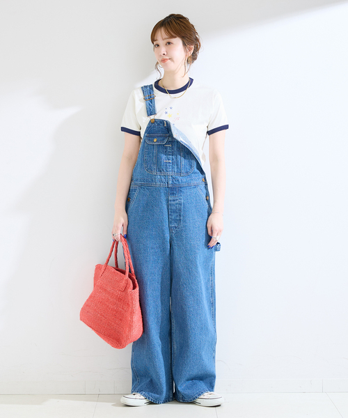 B.C STOCK(ベーセーストック)の「【WEB+一部店舗限定】MY NAME IS PETER / (W)STAR FLAG RINGER T-SHIRTS(Tシャツ/カットソー・レディース・イエロー/ブルー/レッド・FREE)」の4枚目の写真