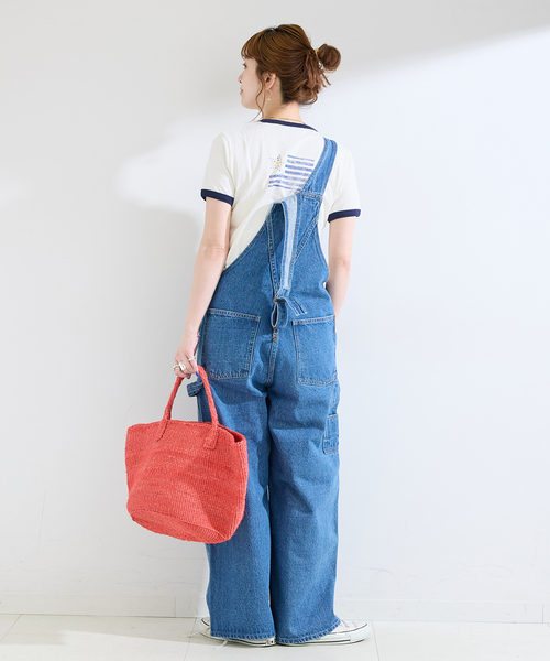 B.C STOCK(ベーセーストック)の「【WEB+一部店舗限定】MY NAME IS PETER / (W)STAR FLAG RINGER T-SHIRTS(Tシャツ/カットソー・レディース・イエロー/ブルー/レッド・FREE)」の6枚目の写真