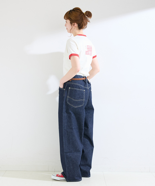 B.C STOCK(ベーセーストック)の「【WEB+一部店舗限定】MY NAME IS PETER / (W)STAR FLAG RINGER T-SHIRTS(Tシャツ/カットソー・レディース・イエロー/ブルー/レッド・FREE)」の11枚目の写真