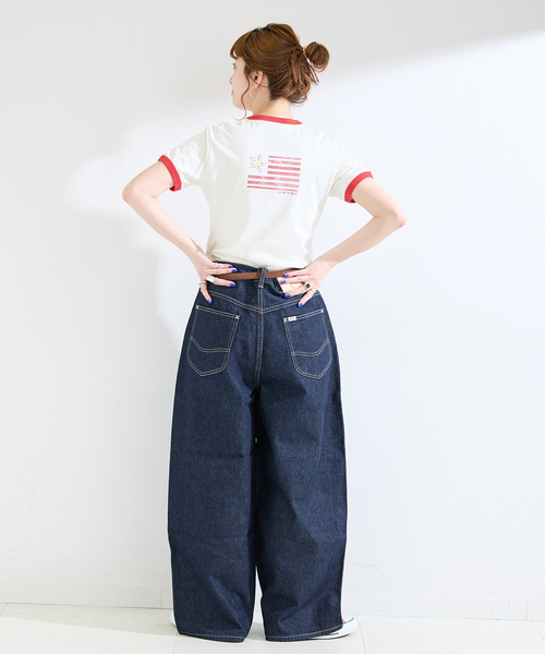 B.C STOCK(ベーセーストック)の「【WEB+一部店舗限定】MY NAME IS PETER / (W)STAR FLAG RINGER T-SHIRTS(Tシャツ/カットソー・レディース・イエロー/ブルー/レッド・FREE)」の12枚目の写真