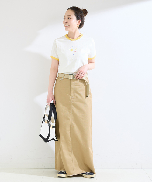 B.C STOCK(ベーセーストック)の「【WEB+一部店舗限定】MY NAME IS PETER / (W)STAR FLAG RINGER T-SHIRTS(Tシャツ/カットソー・レディース・イエロー/ブルー/レッド・FREE)」の16枚目の写真