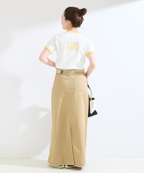 B.C STOCK(ベーセーストック)の「【WEB+一部店舗限定】MY NAME IS PETER / (W)STAR FLAG RINGER T-SHIRTS(Tシャツ/カットソー・レディース・イエロー/ブルー/レッド・FREE)」の18枚目の写真
