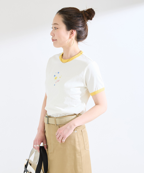 B.C STOCK(ベーセーストック)の「【WEB+一部店舗限定】MY NAME IS PETER / (W)STAR FLAG RINGER T-SHIRTS(Tシャツ/カットソー・レディース・イエロー/ブルー/レッド・FREE)」の20枚目の写真