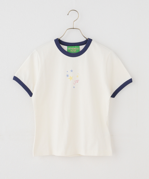 B.C STOCK(ベーセーストック)の「【WEB+一部店舗限定】MY NAME IS PETER / (W)STAR FLAG RINGER T-SHIRTS(Tシャツ/カットソー・レディース・イエロー/ブルー/レッド・FREE)」の22枚目の写真