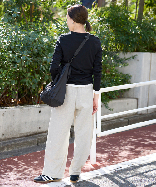 SLOBE IENA(スローブイエナ)の「BAYLEEテリータックトラウザー(スウェットパンツ・レディース・グレー・36/38)」の6枚目の写真