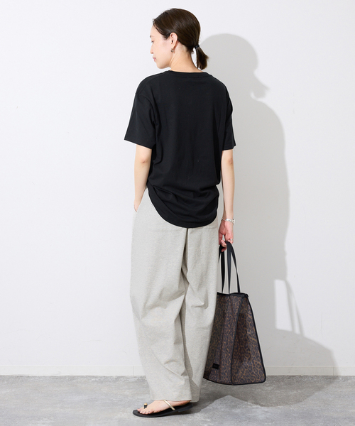 SLOBE IENA(スローブイエナ)の「BAYLEEテリータックトラウザー(スウェットパンツ・レディース・グレー・36/38)」の12枚目の写真