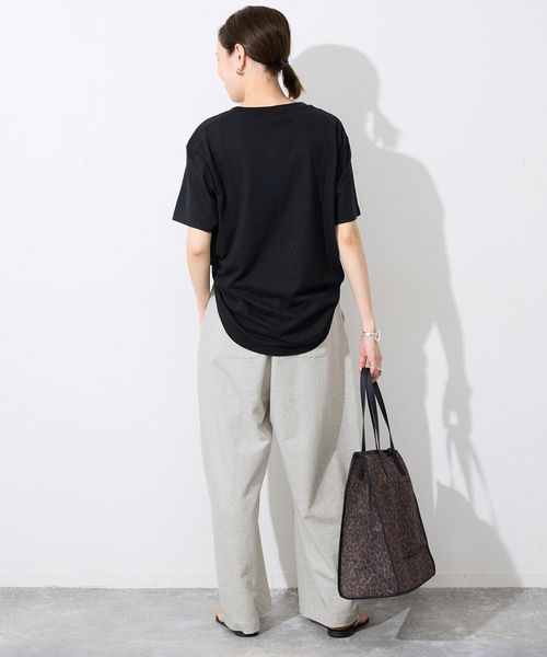 SLOBE IENA(スローブイエナ)の「BAYLEEテリータックトラウザー(スウェットパンツ・レディース・グレー・36/38)」の13枚目の写真