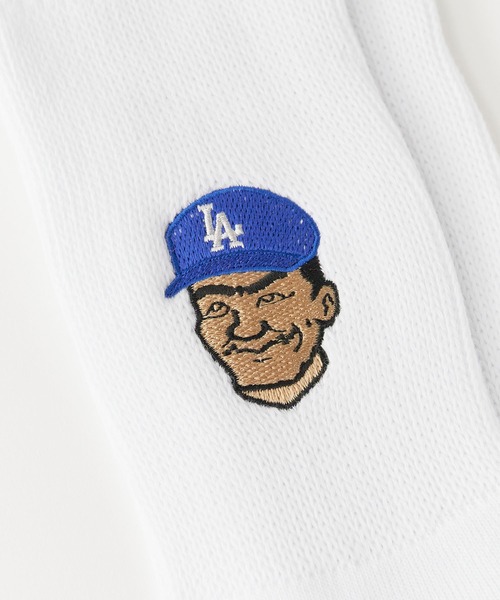 ROSTER SOX(ロスターソックス)の「ROSTER SOX/ロスターソックス MLB チームエンブレム リブ編み クルーソックス 日本製 2026年 夏 夏服(ソックス/靴下・メンズ・ブラック/ホワイト系その他/ホワイト系その他2/ホワイト系その他3/グレー/ネイビー・25-27CM)」の10枚目の写真