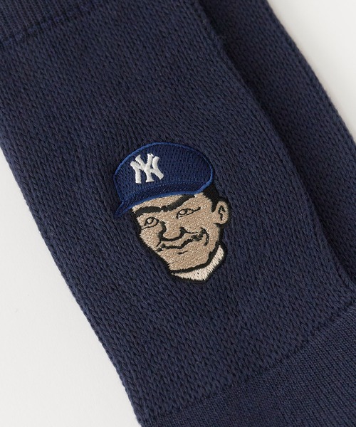 ROSTER SOX(ロスターソックス)の「ROSTER SOX/ロスターソックス MLB チームエンブレム リブ編み クルーソックス 日本製 2026年 夏 夏服(ソックス/靴下・メンズ・ブラック/ホワイト系その他/ホワイト系その他2/ホワイト系その他3/グレー/ネイビー・25-27CM)」の21枚目の写真
