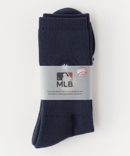 ROSTER SOX(ロスターソックス)の「ROSTER SOX/ロスターソックス MLB チームエンブレム リブ編み クルーソックス 日本製 2026年 夏 夏服(ソックス/靴下・メンズ・ブラック/ホワイト系その他/ホワイト系その他2/ホワイト系その他3/グレー/ネイビー・25-27CM)」の19枚目の写真