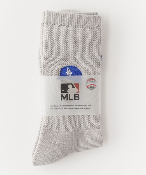 ROSTER SOX(ロスターソックス)の「ROSTER SOX/ロスターソックス MLB チームエンブレム リブ編み クルーソックス 日本製 2026年 夏 夏服(ソックス/靴下・メンズ・ブラック/ホワイト系その他/ホワイト系その他2/ホワイト系その他3/グレー/ネイビー・25-27CM)」の16枚目の写真