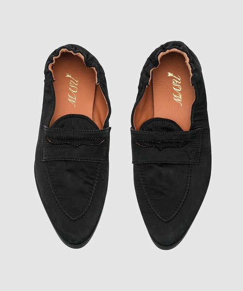 MASU(エムエーエスユー)の「SILK SATIN SLIP-ON SHOES(スリッポン・メンズ・ブラウン/ブラック/ホワイト・27cm/28cm)」の8枚目の写真