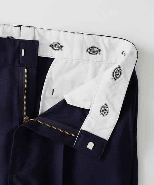 Dickies（ディッキーズ）の「《追加》Dickies / ディッキーズ 別注 ピンタック ワイドスラックス（スラックス・メンズ・ネイビー/ベージュ・LARGE/MEDIUM）」の9枚目の写真