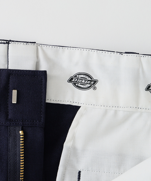 Dickies（ディッキーズ）の「《追加》Dickies / ディッキーズ 別注 ピンタック ワイドスラックス（スラックス・メンズ・ネイビー/ベージュ・LARGE/MEDIUM）」の8枚目の写真