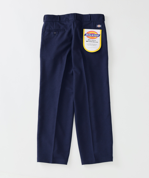 Dickies（ディッキーズ）の「《追加》Dickies / ディッキーズ 別注 ピンタック ワイドスラックス（スラックス・メンズ・ネイビー/ベージュ・LARGE/MEDIUM）」の7枚目の写真