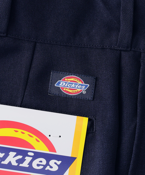 Dickies（ディッキーズ）の「《追加》Dickies / ディッキーズ 別注 ピンタック ワイドスラックス（スラックス・メンズ・ネイビー/ベージュ・LARGE/MEDIUM）」の3枚目の写真