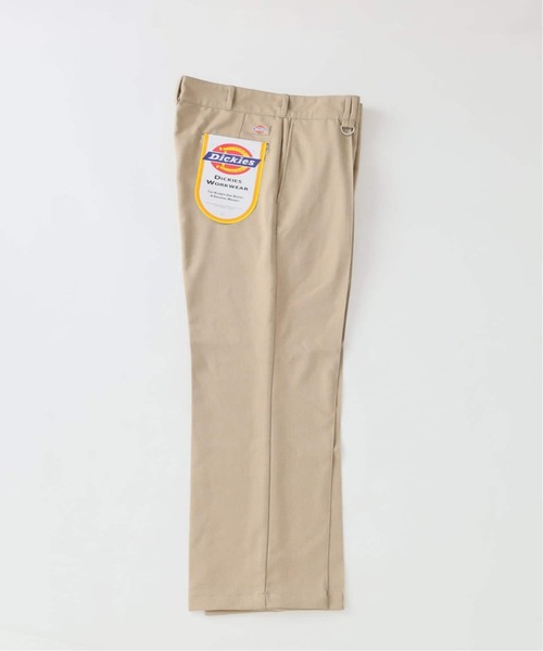 Dickies(ディッキーズ)の「Dickies / ディッキーズ 別注 ピンタック ワイドスラックス(スラックス・メンズ・ネイビー/ベージュ/ブラック/チャコールグレー・LARGE/MEDIUM)」の4枚目の写真