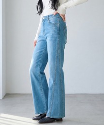 細見せ!セミフレア―デニムパンツ68丈