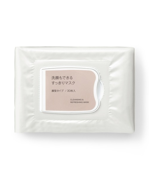 無印良品（ムジルシリョウヒン）の「洗顔もできるすっきりマスク　２９１ｍＬ／３０枚入（パック/フェイスマスク・レディース・その他・FREE）」の5枚目の写真