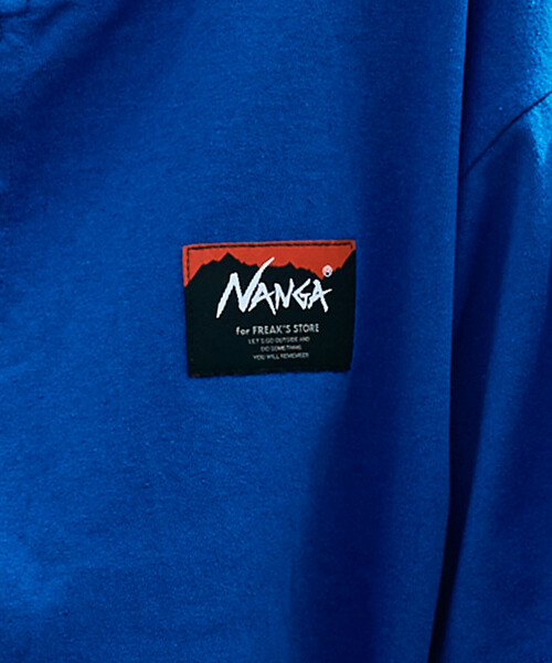 FREAK'S STORE(フリークスストア)の「NANGA × FREAK'S STORE/ナンガ 別注 裾スピンドル ヘンリーネックTシャツ(Tシャツ/カットソー・レディース・ブラック/ブルー/ホワイト・フリ-)」の16枚目の写真