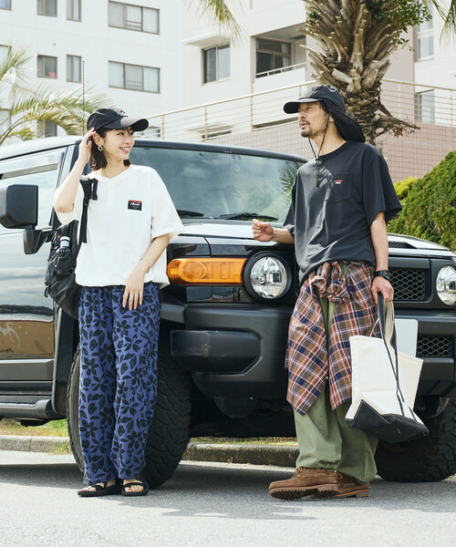 FREAK'S STORE(フリークスストア)の「NANGA × FREAK'S STORE/ナンガ 別注 裾スピンドル ヘンリーネックTシャツ(Tシャツ/カットソー・レディース・ブラック/ブルー/ホワイト・フリ-)」の19枚目の写真