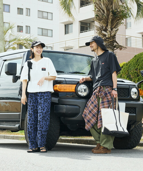 FREAK'S STORE(フリークスストア)の「NANGA × FREAK'S STORE/ナンガ 別注 裾スピンドル ヘンリーネックTシャツ(Tシャツ/カットソー・レディース・ブラック/ブルー/ホワイト・フリ-)」の20枚目の写真