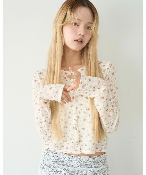 FRONT RIBBON KNIT カーディガン（カーディガン/ボレロ）｜MOUSSY