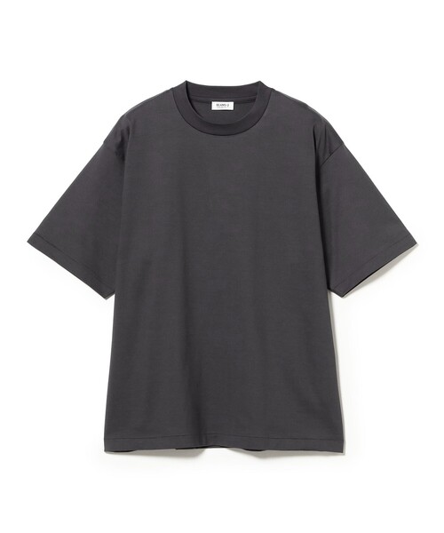 BEAMS F(ビームスエフ)の「ファーストグレードスーピマコットン ショートスリーブ クルーネック コンフォートフィット Tシャツ(Tシャツ/カットソー・メンズ・ホワイト/チャコールグレー/ブラック/ネイビー・S/M/XL/L)」の8枚目の写真