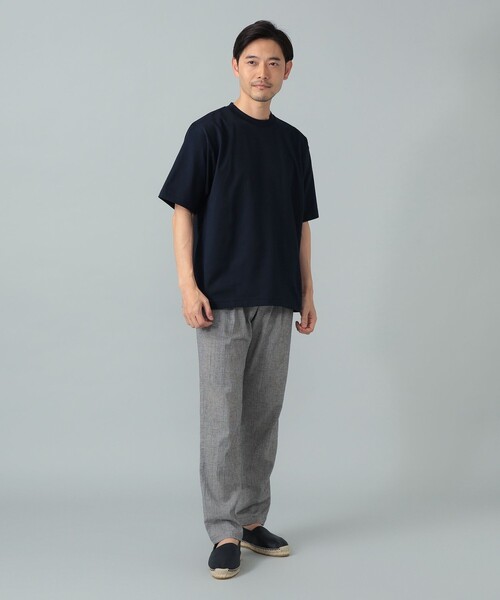 BEAMS F(ビームスエフ)の「ファーストグレードスーピマコットン ショートスリーブ クルーネック コンフォートフィット Tシャツ(Tシャツ/カットソー・メンズ・ホワイト/チャコールグレー/ブラック/ネイビー・S/M/XL/L)」の19枚目の写真