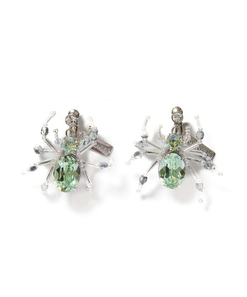 NON TOKYO(ノントーキョー)の「CRYSTAL SPIDER EARRING(イヤリング・レディース・ホワイト/グリーン/ピンク・FREE)」の8枚目の写真