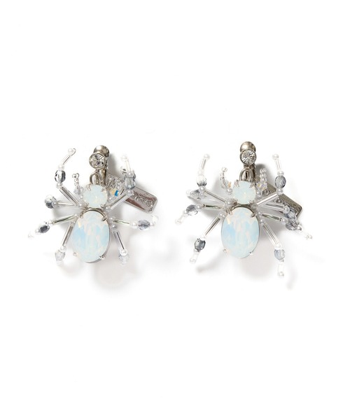 NON TOKYO(ノントーキョー)の「CRYSTAL SPIDER EARRING(イヤリング・レディース・ホワイト/グリーン/ピンク・FREE)」の10枚目の写真
