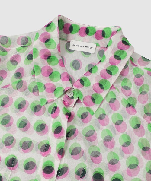 DRIES VAN NOTEN(ドリスヴァンノッテン)の「CLAVINIA BIS 3094 W.W.SHIRT(シャツ/ブラウス・レディース・ベージュ系その他・36/34)」の3枚目の写真