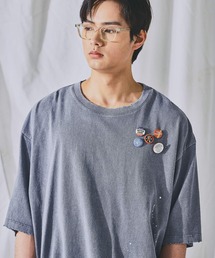niko and... | 缶バッジ付きペイントTシャツ(Tシャツ/カットソー)