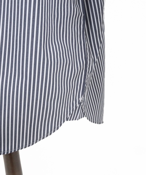 THEOREM(セオレム)の「mhs2632- High Tech Stripe HS Shirt ストライプハーフスリーブシャツ(TRM-6717)(シャツ/ブラウス・メンズ・オフホワイト/ネイビー・M/L)」の21枚目の写真