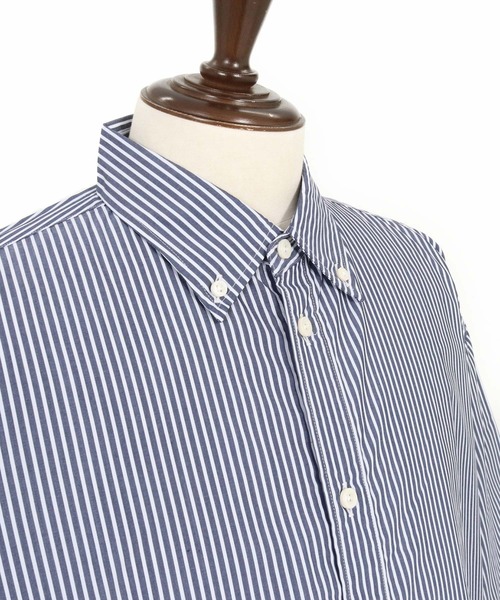 THEOREM(セオレム)の「mhs2632- High Tech Stripe HS Shirt ストライプハーフスリーブシャツ(TRM-6717)(シャツ/ブラウス・メンズ・オフホワイト/ネイビー・M/L)」の18枚目の写真