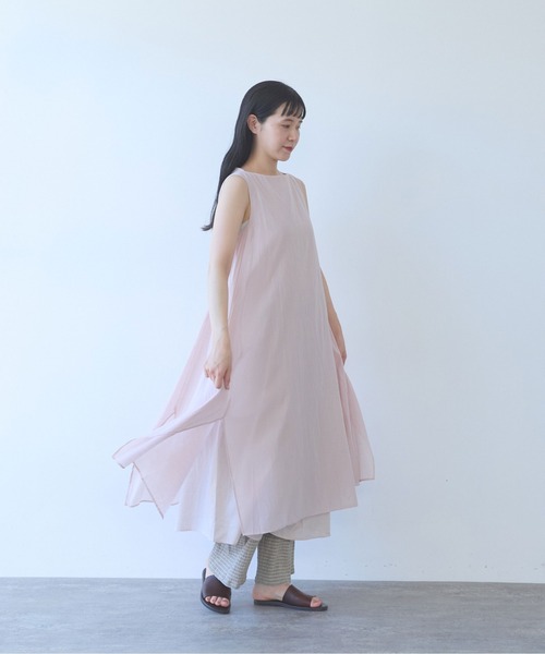 yuni(ユニ )の「△C/Si layerd one-piece(ワンピース・レディース・チャコールグレー/ピンク/カーキ・FREE)」の12枚目の写真