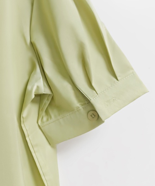 ReRe(リリ)の「スカーフ風デザインブラウス(シャツ/ブラウス・レディース・オフホワイト/ライトグリーン・MEDIUM/LARGE/X-LARGE)」の10枚目の写真
