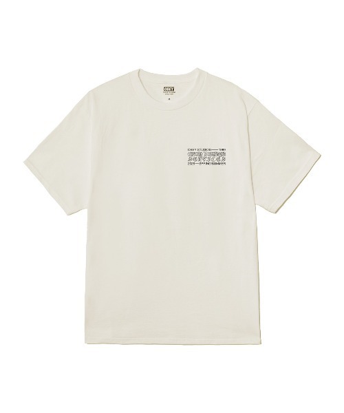 OBEY（オベイ）の「OBEY DESIGN SERVICES（オベイ デザイン サービスズ）（Tシャツ/カットソー・メンズ・レッド系/ホワイト系/ブラック系・MEDIUM/LARGE/X-LARGE）」の4枚目の写真