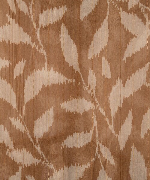 NOLLEY’S(ノーリーズ)の「【Import Fabric】ウォッシャブル楊柳リーフ柄ウエストリボンワンピース(ワンピース・レディース・グレー系その他/ブラウン系その他・38)」の18枚目の写真