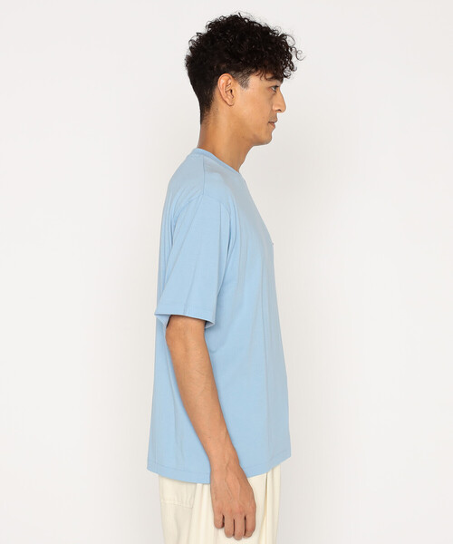 DANTON(ダントン)の「Men's Short Sleeve Inner T-shirt(Tシャツ/カットソー・メンズ・ブラック/サックスブルー/ホワイト/ベージュ系その他・XL/S/XXL/M/L)」の6枚目の写真