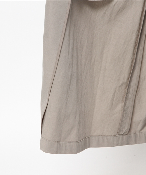 Ray BEAMS（レイビームス）の「Ray BEAMS / テンセル コットン ロング トレンチ（トレンチコート・レディース・シルバー/ブラウン系その他・1/0）」の10枚目の写真