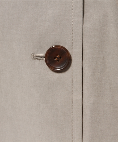 Ray BEAMS（レイビームス）の「Ray BEAMS / テンセル コットン ロング トレンチ（トレンチコート・レディース・シルバー/ブラウン系その他・1/0）」の11枚目の写真