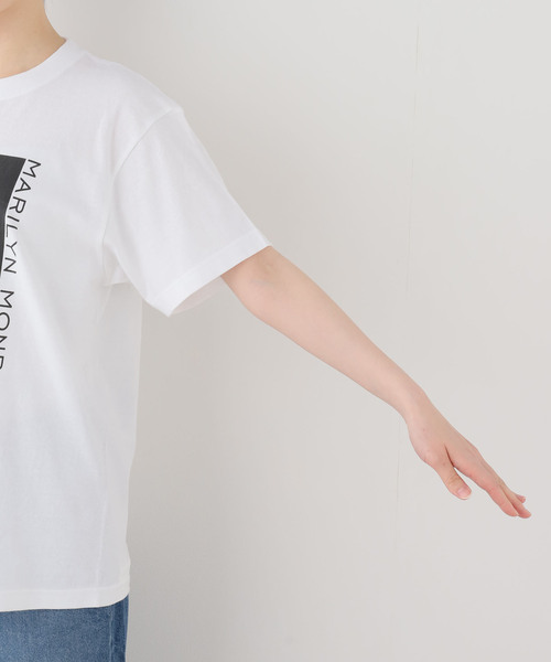 OUTDOOR PRODUCTS（アウトドアプロダクツ）の「GRS MarilynMonroe Tshirts（Tシャツ/カットソー・レディース・ホワイト・FREE）」の4枚目の写真