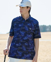 adabat | 【ADABAT NAVY】吸水速乾/UVカット エアロフォトリンクスプリント半袖ポロシャツ(ポロシャツ)